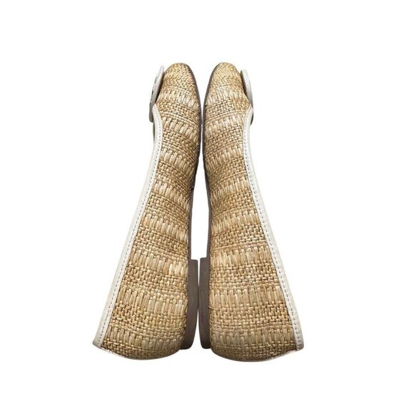 Tory Burch Reva Straw Flat  Size: 61/2 - Picture 5 of 8